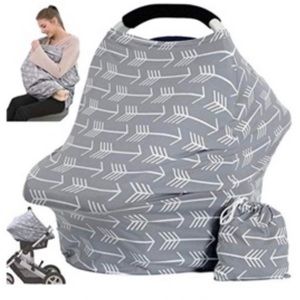 3 infant car seat covers and breastfeeding cover-ups